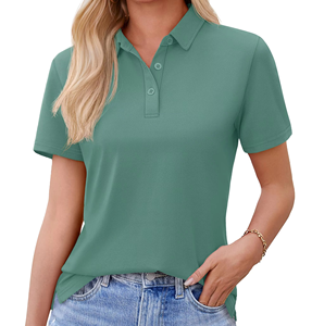 Low Price Womens <b>Polo</b> Shirt Plain Design Cotton Casual <b>Polo</b> T Shirt Wholesale Custom Logo Supplier - Product Image 1
