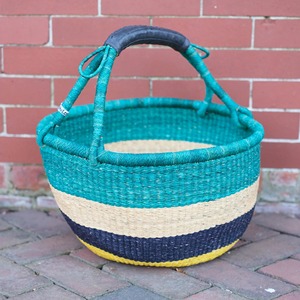 <b>Large</b> Vintage Seagrass African Market <b>Storage</b> <b>Basket</b>-Eco-Friendly & Multifunction - Product Image 2