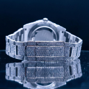 Best premium Quality Hot Selling Business Square <b>Case</b> Moissanite <b>Watch</b> Men's Stainless Steel Iced Out - Product Image 4