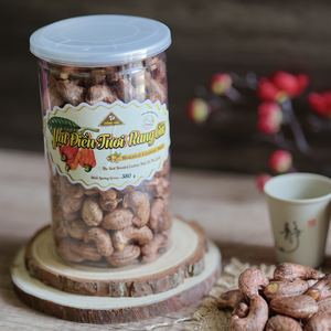 Nueces de Anacardo Tostadas y Saladas Orgánicas de Alta Calidad de Vietnam, Sin Cáscara, Premium, 380g, Frasco W240, Fácil de Abrir, Sello de Aluminio, Marca Dong Phu - Product Image 3