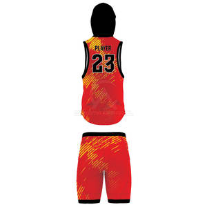 Maillot et short de flag football de haute qualité, fabriqués en tissu polyester respirant, conçus pour les matchs officiels - Product Image 3