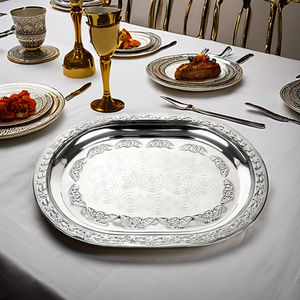 Plateau de service moderne en acier - Product Image 1
