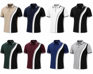 Chemise noire à manches courtes pour homme, tissu jersey respirant, style décontracté, ODM - Product Image 6