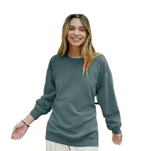 Sweat-shirt polaire à col rond pour femme de qualité supérieure - Product Image 1