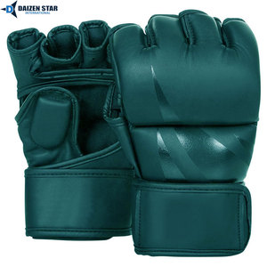 Gants de MMA en cuir de haute qualité, avec poignées, fermeture auto-agrippante, support de poignet, personnalisables, pour adultes, boxe, arts martiaux - Product Image 2