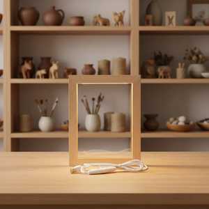 Handcrafted White Bone Inlay Picture <b>Frame</b> Scalloped Edge Decorative Photo <b>Frame</b> <b>4x6</b> Tabletop Gallery Art Display Home Decor - Product Image 4