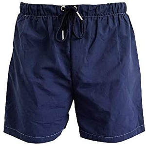 Shorts de bain amples personnalisables pour hommes avec fil blanc effet délavé, idéaux pour sources thermales, vacances en bord de mer et sports aquatiques en piscine - Product Image 5