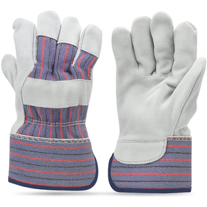 Heavy Duty Safety Construction Leather Impact <b>Gloves</b> Cowhide Heavy Duty Work Impact <b>Gloves</b> for Sale - Product Image 1