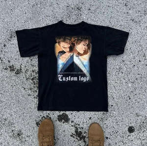 Camiseta de alta calidad 100% algodón color personalizado para hombres camiseta de ajuste regular Stock ropa a granel camiseta - Product Image 5