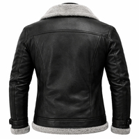 Blouson en cuir pour homme, design motard, texture douce, matériau durable, confortable, veste de moto en cuir véritable sur mesure, de qualité supérieure