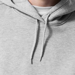 Custom <b>Men</b>’s <b>Grey</b> Oversized Blank Pullover Hoodie with Drop Shoulder and Kangaroo Pocket Casual <b>Sweatshirt</b> - Product Image 5