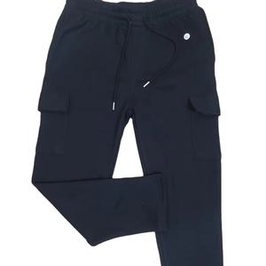 กางเกงสเวตเตอร์ทรงหลวมสไตล์ทำงานกันยับสำหรับคาร์โก้กางเกงขายาวผ้าฝ้าย100% - Product Image 4