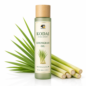 Aceite Esencial de Limoncillo de Tamil Nadu 100% Puro y Natural de Primera Calidad, Destilado al Vapor, para Aromaterapia y Cuidado Facial, Kodai Global Export - Product Image 1