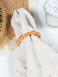 Anillo Porta Servilletas de Mimbre Tejido, Diseño Moderno Ecológico, Tamaño Personalizado, Decoración de Boda Hecha a Mano en Vietnam - Product Image 6