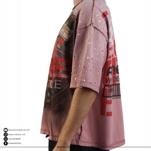 Camiseta Oversize de Lujo 100% Algodón de Alto Gramaje con Logo Personalizado Impresión DTG, Corte Holgado, Estilo Urbano, Hombro Caído, Unisex, Premium, Lisa - Product Image 2