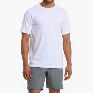 T-shirt en coton pour homme, col rond, doux, respirant, décontracté, streetwear, vêtements de mode, qualité supérieure, marché américain - Product Image 1