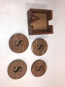 Sous-verre en bois de qualité supérieure pour la décoration de table, les mariages, les fêtes, les bars – Prix abordable, usage très demandé - Product Image 6