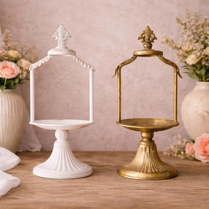 <b>Lamp</b> Style Metal Candle Stand Decorative Candle Holder For Hotel Lobby And Restaurant Interior Styling And Vintage Theme Decor - Product Image 3