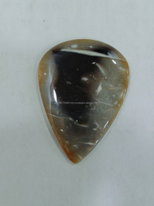 Pierre précieuse d'agate naturelle indienne faite à la main de haute qualité pour la fabrication de pendentifs et de bijoux - Product Image 2