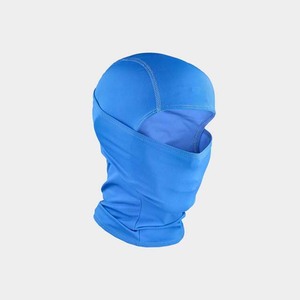 Balaclava unisexe noire, couvre-visage intégral, protection extérieure, taille adulte 56-58 cm, matière polyester, entièrement personnalisable, teinture unie - Product Image 6