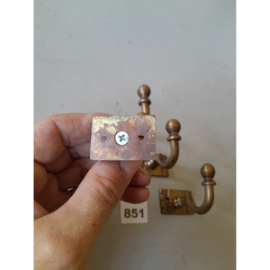 Elegant Brass Key Holder Rack with <b>Hooks</b> Decorative Brass <b>Coat</b> Hanger for Bedroom Wall Antique Style Hanging <b>Hooks</b> for Entryway - Product Image 5