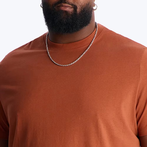 Men Rust Copper Oversized Fashion Tee For Men With Custom Front Logo Premium Relaxed Streetwear Casual <b>Half</b> <b>Sleeve</b> <b>T</b> <b>Shirt</b> - Product Image 6