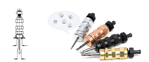อัลวาวิศวกรที่มีน้ำหนักเบา cleco PIN CN (Imperial) สำหรับการประกอบเครื่องบินอวกาศ - Product Image 1