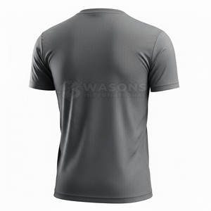 T-shirt en polyester à séchage rapide pour activités de plein air et fitness estival, couleur unie tendance - Product Image 6