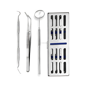 Juego de Instrumentos Dentales de Acero Inoxidable de 3 Piezas con Bandeja de Esterilización, Certificación CE ISO, Proveedor Mayorista - Product Image 3