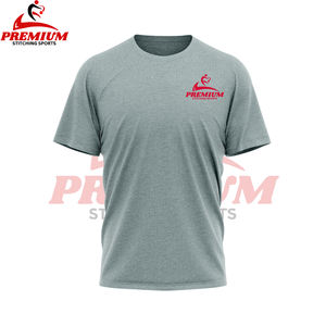 Vente en gros de t-shirts pour hommes surdimensionnés en coton 100% de première qualité, logo personnalisé, 180g-300g, écologiques, respirants, séchage rapide - Product Image 3