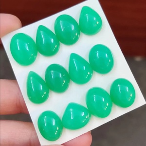 Chrysoprase Naturelle de Qualité Supérieure, Cabochon Unique, Assortiment de Pierres Précieuses en Vrac pour la Fabrication de Bijoux, Bagues, Pendentifs, Colliers - Product Image 1