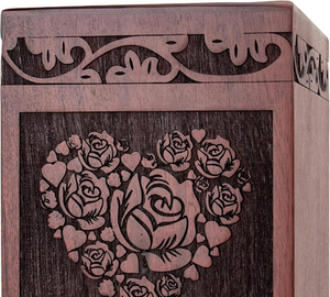 โกศไม้ทำมือสไตล์อเมริกันสำหรับเผาศพ โกศศพสำหรับผู้ใหญ่ชายหญิงแบบทันสมัย ขายส่ง - Product Image 3