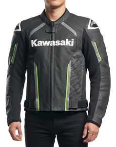 เสื้อแจ็คเก็ตมอเตอร์ไซค์ Rawasaki Pro สำหรับผู้ชาย/เสื้อแจ็คเก็ต CE ป้องกันการกระแทกสำหรับการแข่งขัน ชุดนักขี่ประสิทธิภาพสูง - Product Image 1
