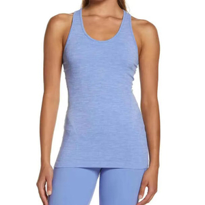 Premium Quality Wholesale Women Tank <b>Tops</b> Quick Dry Breathable Tank <b>Tops</b> Cotton Polyester Gym Wear Tank <b>Tops</b> With Custom Colors - Product Image 2