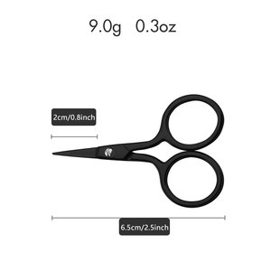 Professional Black Embroidery <b>Scissors</b> Stainless Steel Thread Snips <b>Sewing</b> Craft Precision Trimming <b>Scissors</b> OEM Manufacturer - Product Image 4