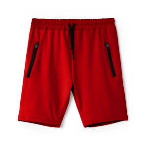 Unisex <b>Burgundy</b> <b>Shorts</b> Spandex Polyester Quick Dry Drawstring Pockets Elastic Waist Casual Running GYM Sports Athletics Wear - Product Image 1