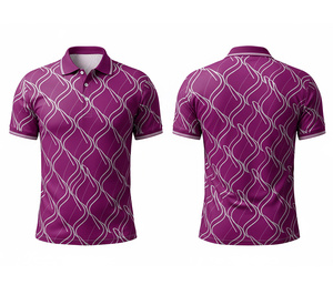 OEM Custom Polo Shirt Full Sublimation Athletic Wear Durable Stitching for Men Women Youth Quick-Dry Dry-Fit Active - Product Image 3