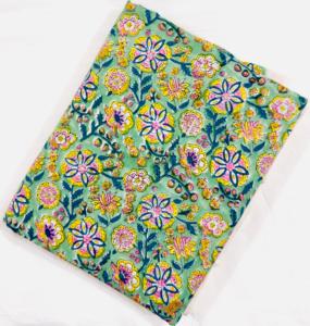 Última Colección de Telas de Alta Calidad con Estampado Floral a Mano para Proveedores Mayoristas, Tela Ligera de Algodón para Verano, Estampado Personalizado - Product Image 5