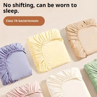 Ensemble de draps jetables personnalisés quatre pièces pour lit double, épaissis, anti-salissures et anti-poussière, pour voyage et hôtel