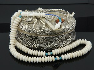 Tasbih de Hueso Natural de 33 Cuentas, Collar de Oración Religiosa, Regalo Islámico - Product Image 6