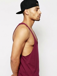 Wholesale High Quality <b>Men</b> Solid Color V-Neck <b>Tank</b> <b>Top</b> Casual Knitted Sleeveless Shirt Deep Fit Style - Product Image 2