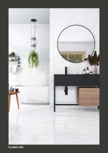 กระเบื้องปูพื้นพอร์ซเลนผิวเรียบเนียน ขนาด 60x60 ซม. ออกแบบมาเพื่อเพิ่มความสว่าง ยกระดับมิติแห่งความลึก และเสริมสร้างบรรยากาศภายในที่ทันสมัย - Product Image 2