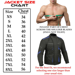 Men's Black Blue Plus Size Motorcycle Jacket Windproof Waterproof Breathable Stand Collar Zipper Front Regular Fit Autumn <b>Winter</b> - Product Image 3