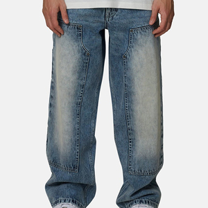 Jeans Anchos para Hombre al por Mayor, Estilo Retro Clásico, Holgados, Hip Hop, Vintage, Streetwear - Product Image 5