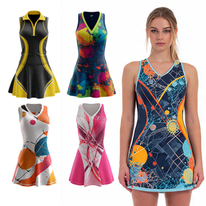 Women Quick Dry Netball <b>Dresses</b> Tennis Training Clothes Outdoor Sports Women Netball Uniforms <b>Dress</b> Tops - Product Image 1