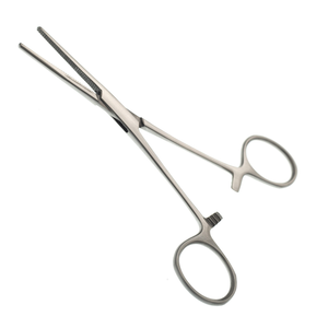 Pinzas Rochester Pean de 14 cm, Instrumento Quirúrgico Hemostático de Acero Inoxidable, Variantes Rectas y Curvas Disponibles - Product Image 1
