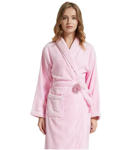 Peignoirs 100% coton éponge, qualité spa, pour femmes et hommes, absorbants, parfaits pour la plage - Product Image 5