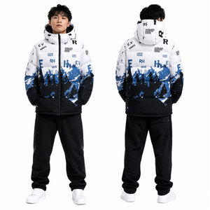 เสื้อแจ็คเก็ตขนเป็ดสำหรับกิจกรรมกลางแจ้งระดับมืออาชีพ เสื้อพาร์กาขนห่าน เสื้อโค้ทลำลองแบบมีซิป - Product Image 2