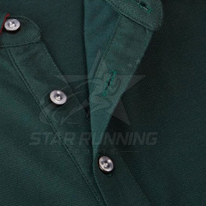 Premium Quality Top Selling Wholesale Men's Solid Slim Fit Breathable Quick Dry 100% Cotton <b>Canvas</b> <b>Plain</b> Dyed Short Sleeve - Product Image 2