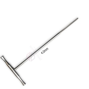 เครื่องเจาะกระดูกแบบออร์โธปดิกส์พร้อมด้ามจับรูปตัว T |   เครื่องมือเจาะกระดูกเหล็กกล้าสำหรับการผ่าตัดมนุษย์และสัตว์ - Product Image 2